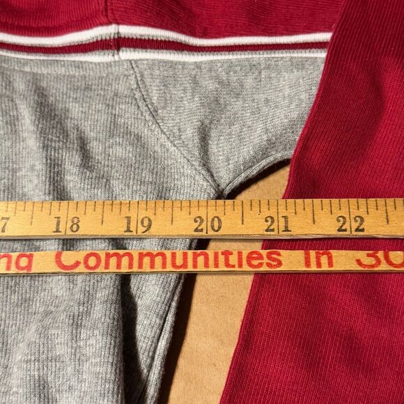 Point Zero Vintage Y2K Striped Long Sleeve Large Shirt Skate Surf Grunge Preppy - Picture 5 of 5